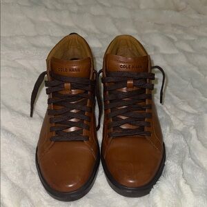 Cole Haan Brown Leather Casual Sneakers